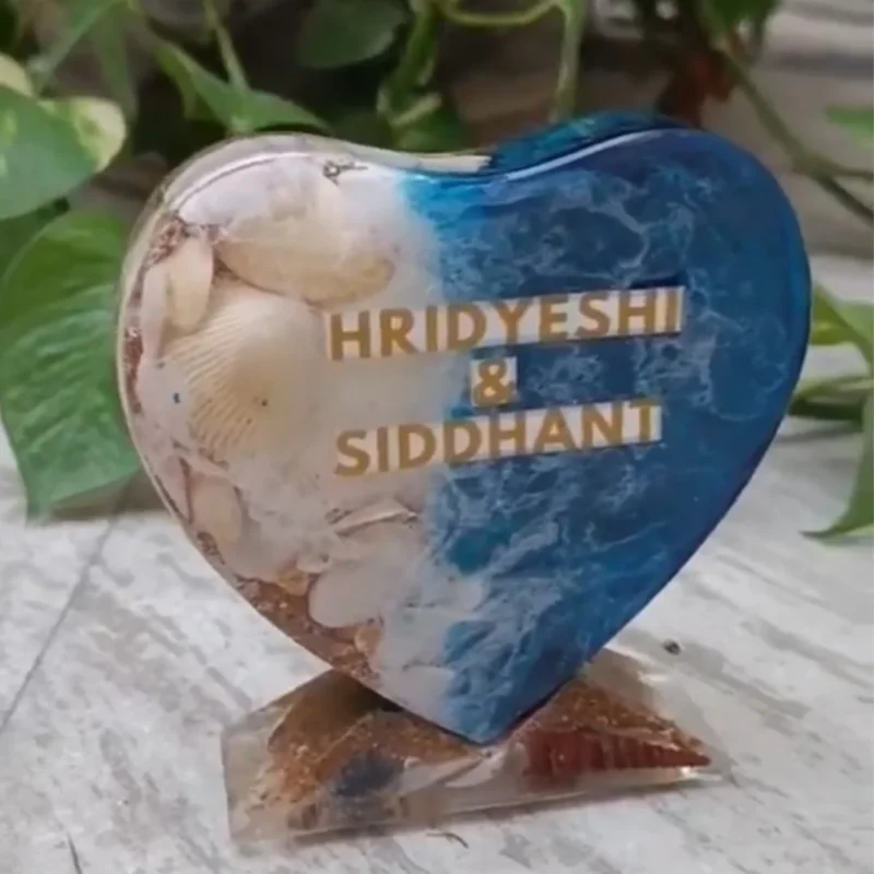 OCEAN THEAM HEART FRAME