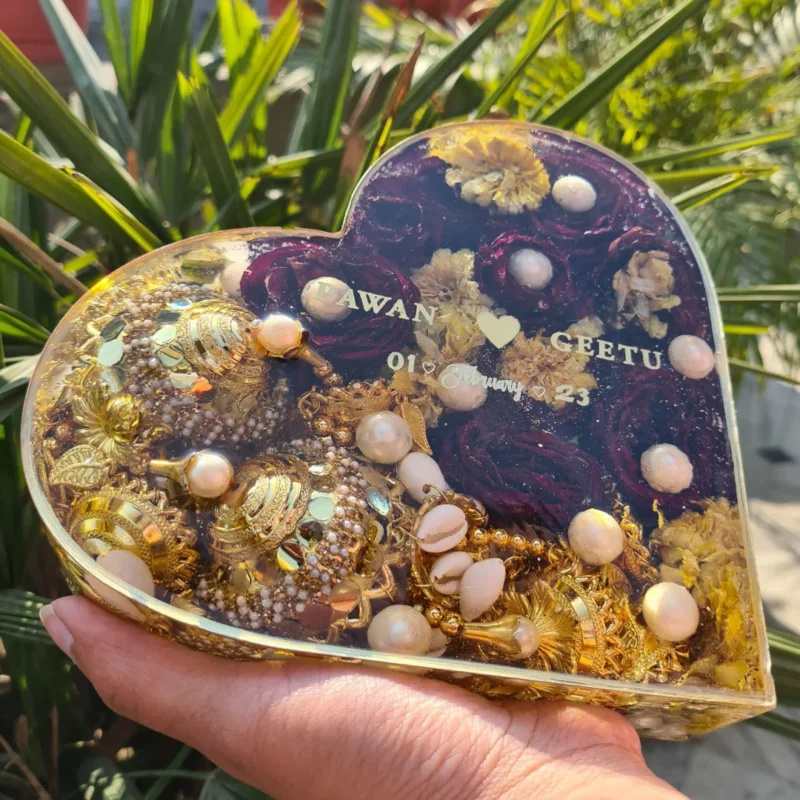 DEEP CASTING RESIN HEART PRESERVATION