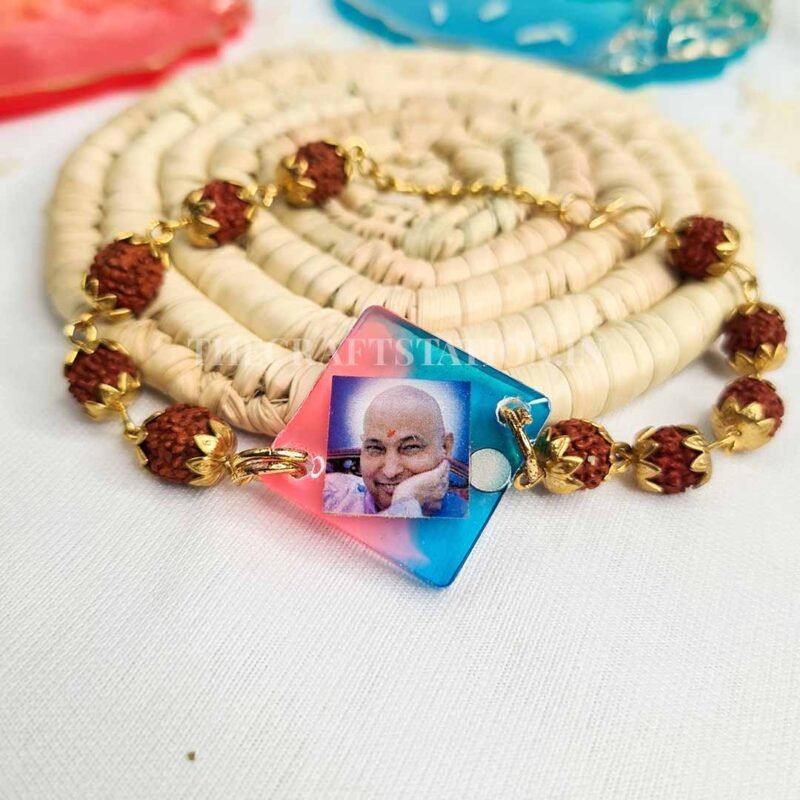 GLOW IN THE DARK GURUJI RUDERAKSH/THREAD BRACELET