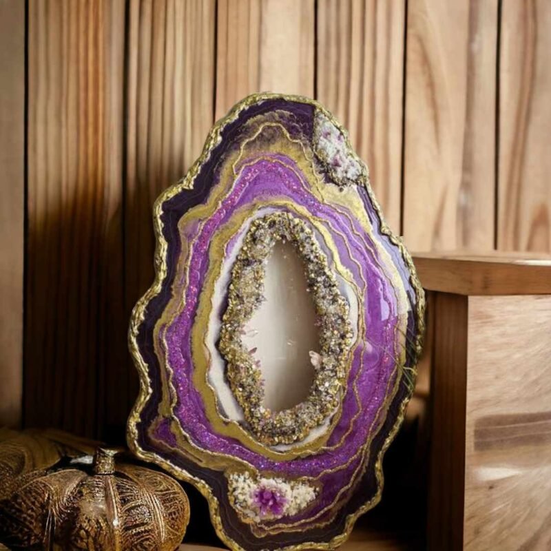 AGATE GEODE RESIN ART