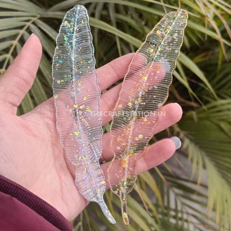 GLOW IN DARK FEATHER BOOKMARK