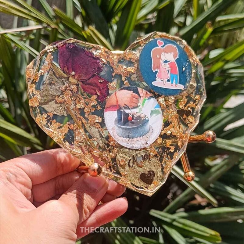4" HEART FRAME (DIAMOND CUT) - Image 2