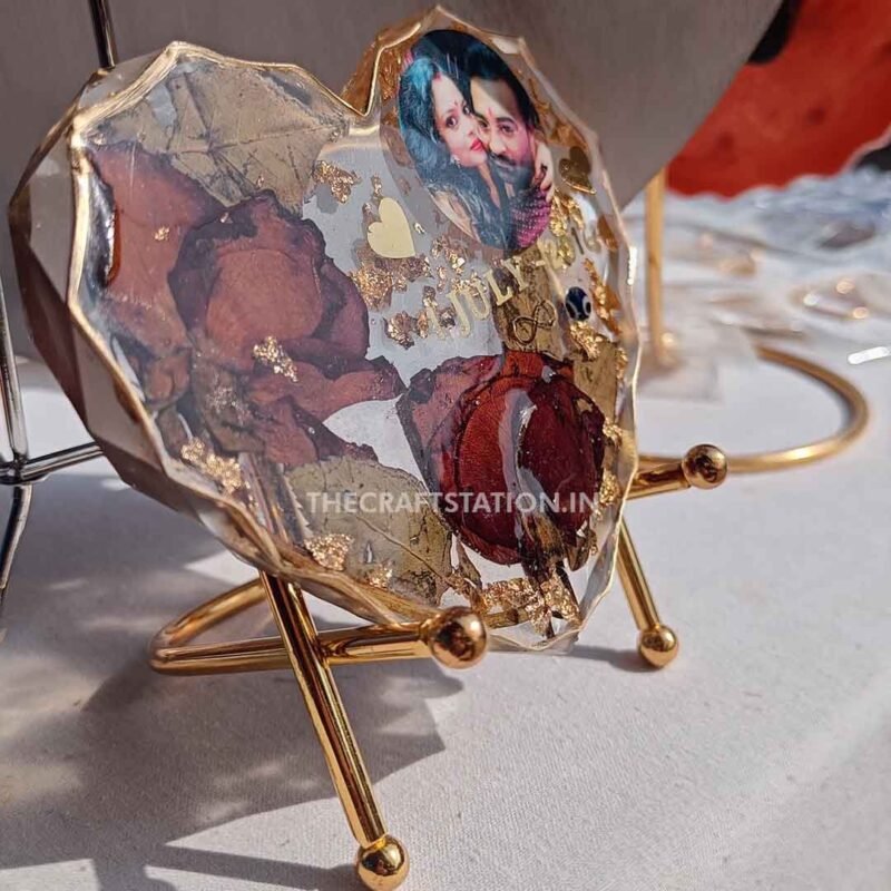 4" HEART FRAME (DIAMOND CUT) - Image 4