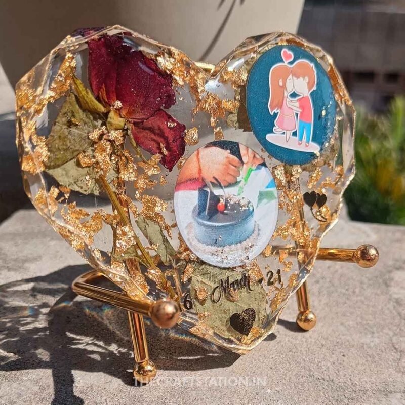4" HEART FRAME (DIAMOND CUT) - Image 3