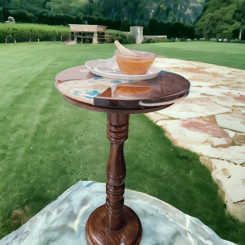 RESIN REVER TABLE- DUAL SHADE