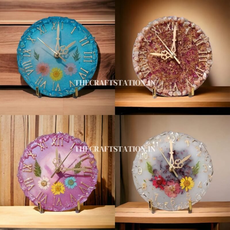 RESIN TABLE CLOCK
