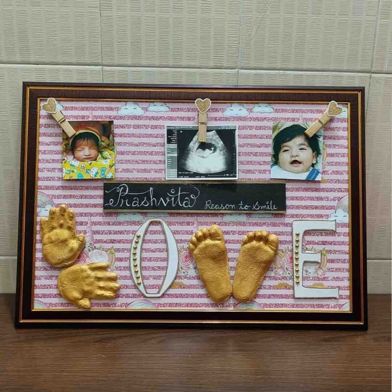 Baby Footprint and Handprint Keepsake - Image 2