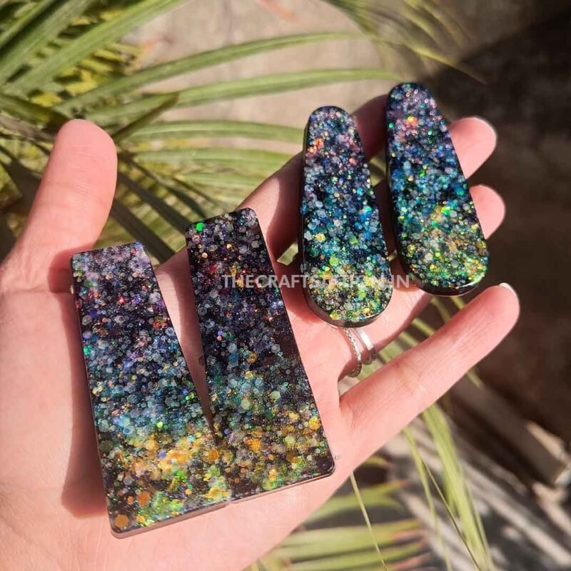 GLOW IN THE DARK HAIR CLIPS