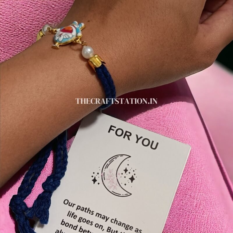 SPIDERMAN, AVENGERS AND DOREMON Adjustable Bracelet/Rakhi (blue) - Image 2