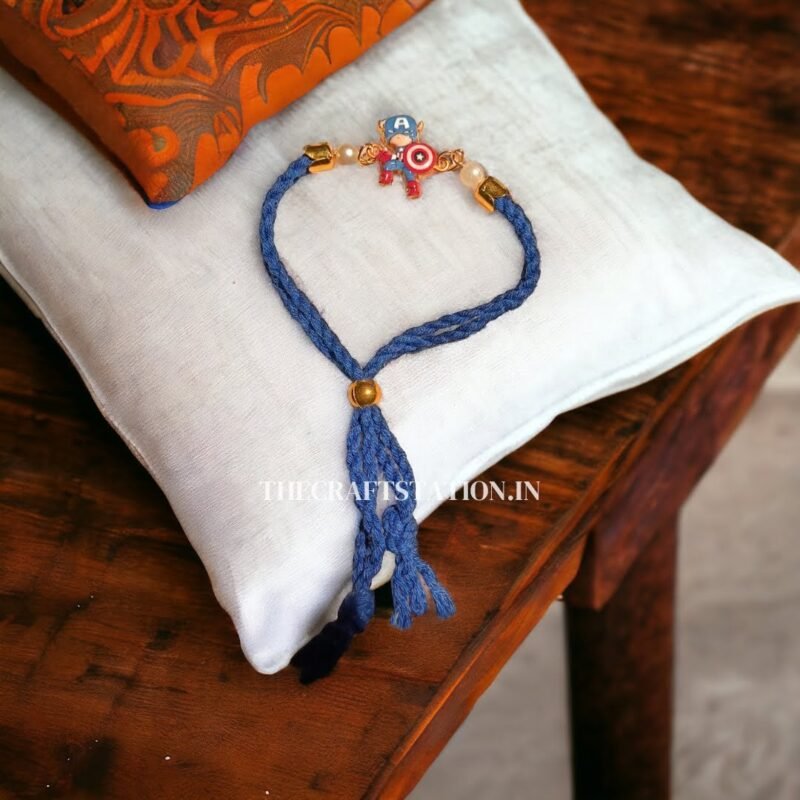 SPIDERMAN, AVENGERS AND DOREMON Adjustable Bracelet/Rakhi (blue) - Image 6