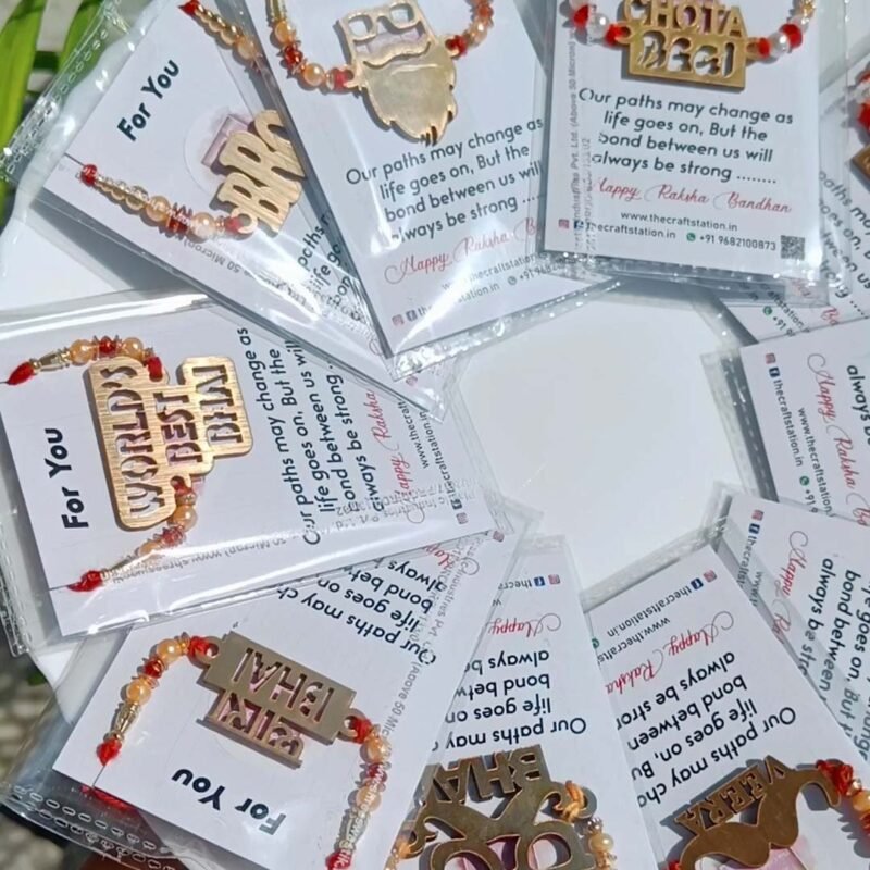 WOODEN RAKHI